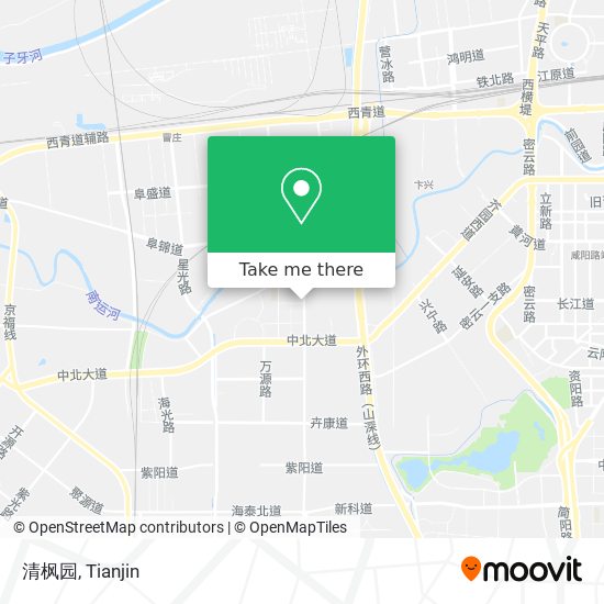 清枫园 map