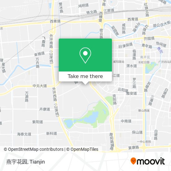 燕宇花园 map