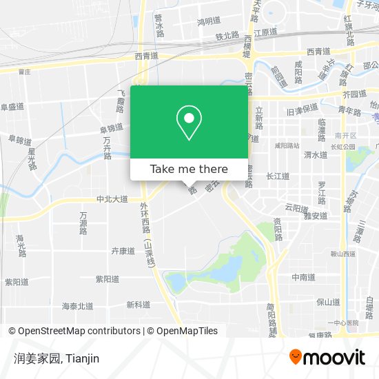 润姜家园 map