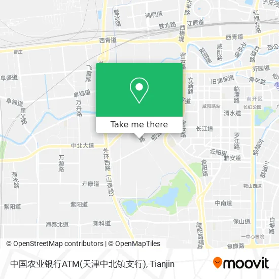 中国农业银行ATM(天津中北镇支行) map