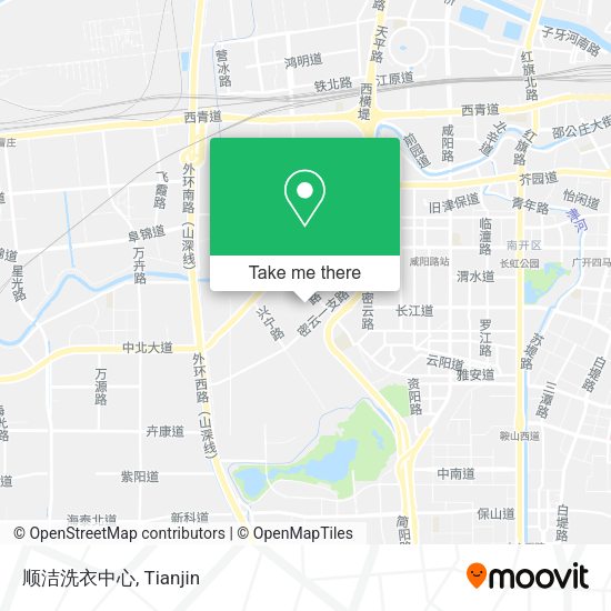 顺洁洗衣中心 map