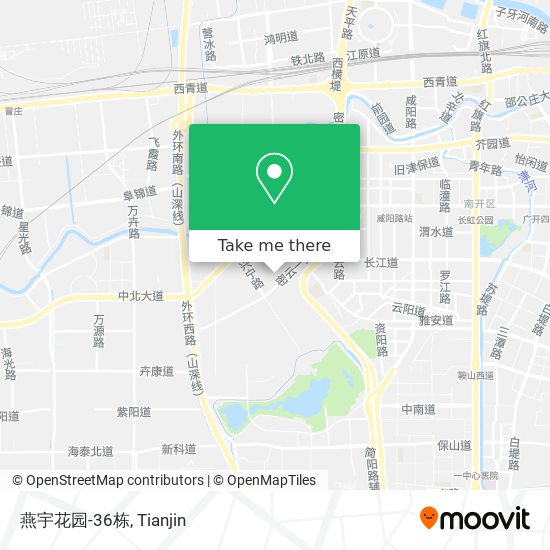 燕宇花园-36栋 map