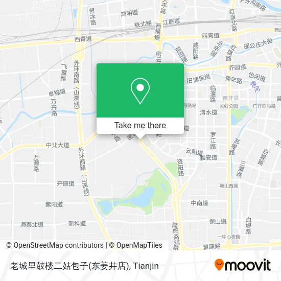 老城里鼓楼二姑包子(东姜井店) map