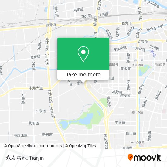 永发浴池 map