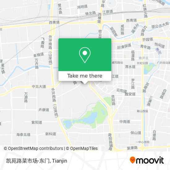 凯苑路菜市场-东门 map