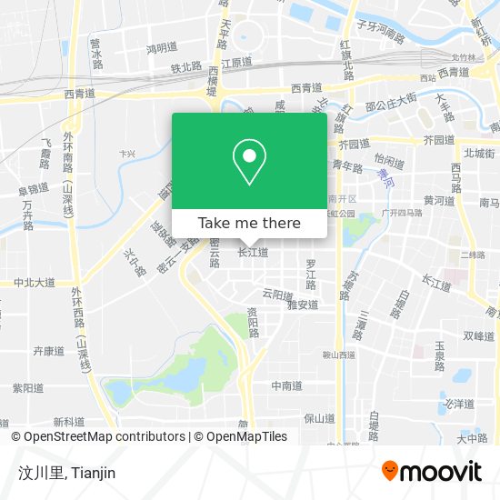 汶川里 map