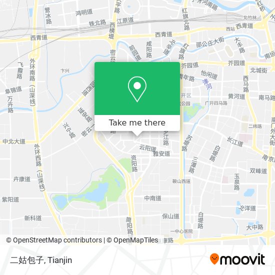 二姑包子 map