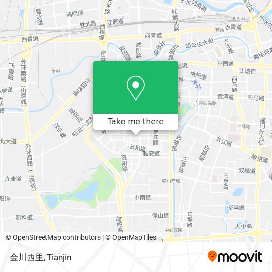 金川西里 map