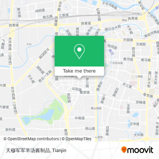 天穆军军羊汤酱制品 map