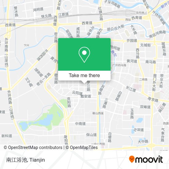 南江浴池 map