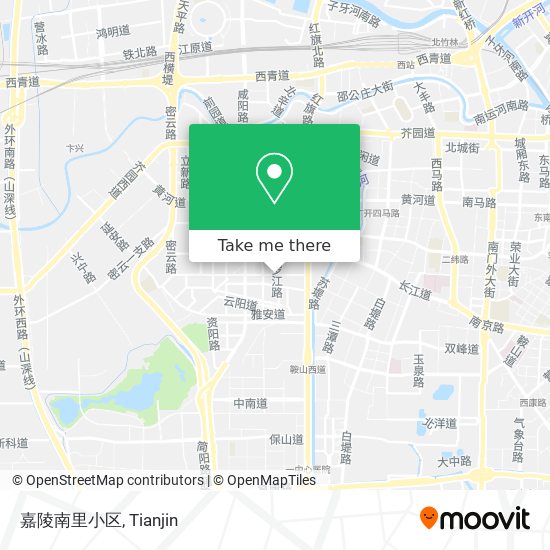 嘉陵南里小区 map