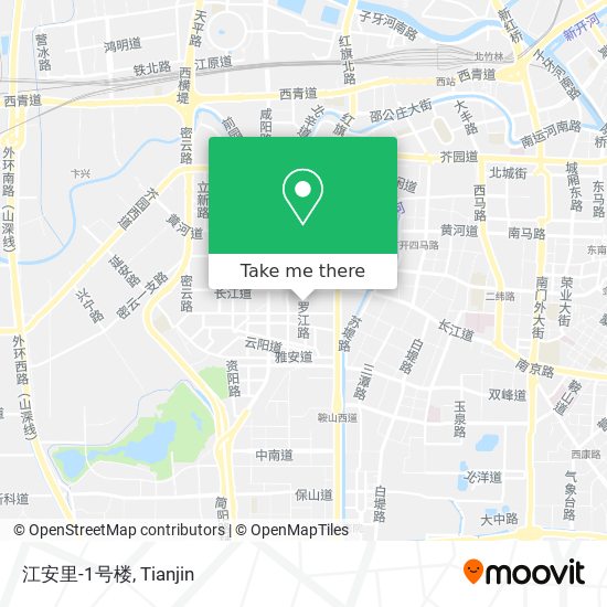 江安里-1号楼 map