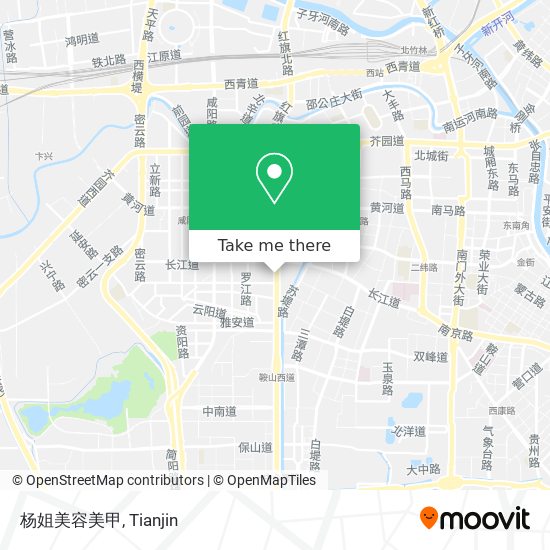 杨姐美容美甲 map
