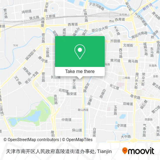 天津市南开区人民政府嘉陵道街道办事处 map