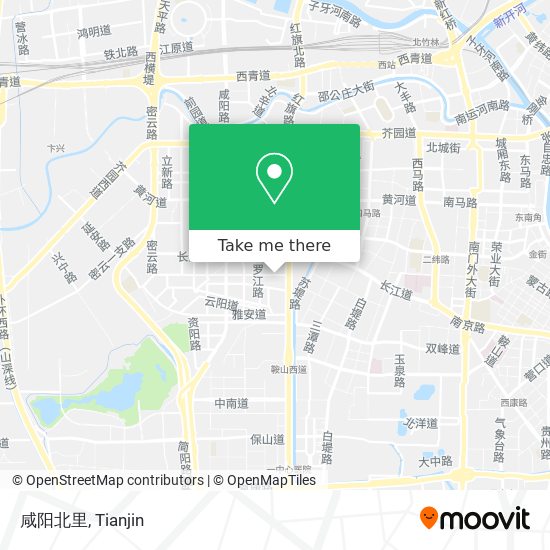 咸阳北里 map