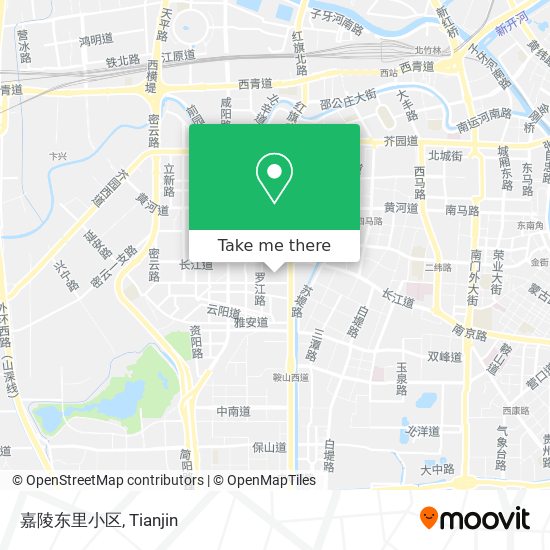 嘉陵东里小区 map