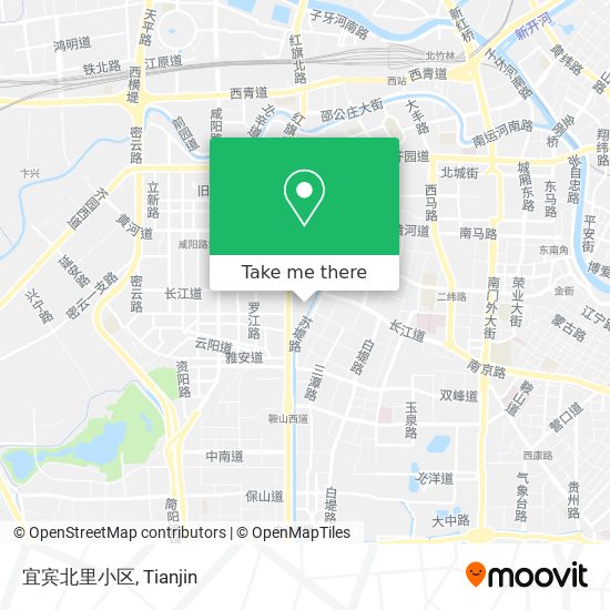 宜宾北里小区 map