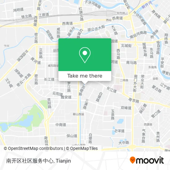 南开区社区服务中心 map