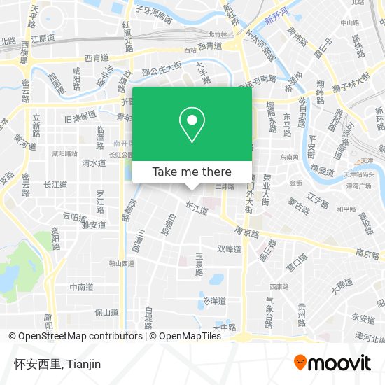 怀安西里 map