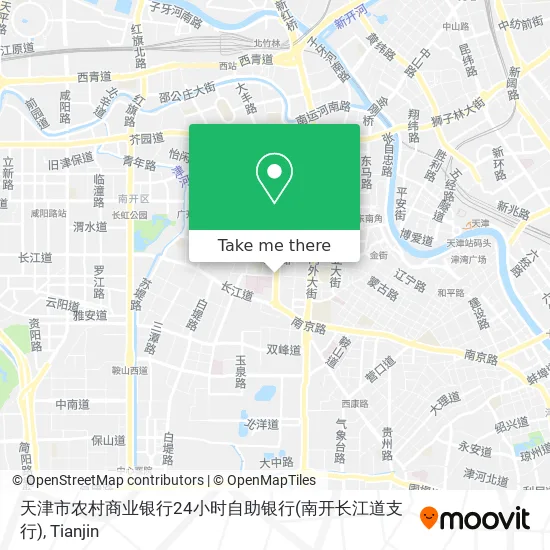 天津市农村商业银行24小时自助银行(南开长江道支行) map