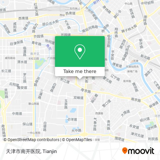 天津市南开医院 map
