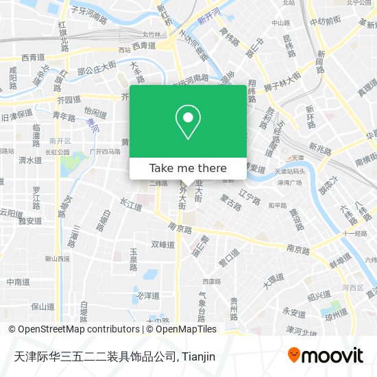 天津际华三五二二装具饰品公司 map