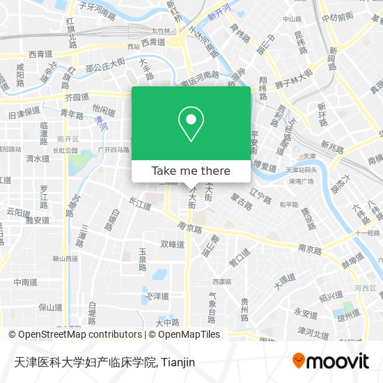 天津医科大学妇产临床学院 map