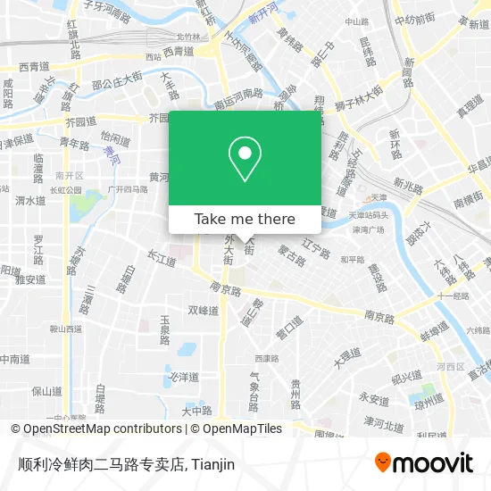 顺利冷鲜肉二马路专卖店 map