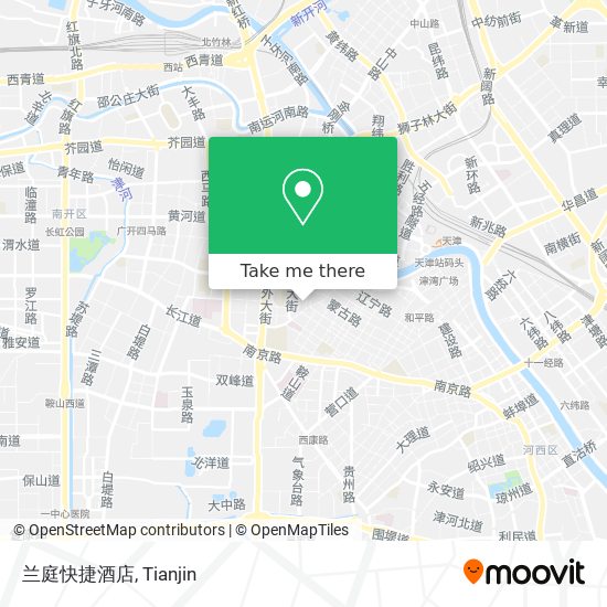 兰庭快捷酒店 map