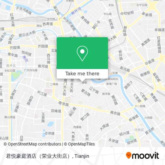 君悦豪庭酒店（荣业大街店） map