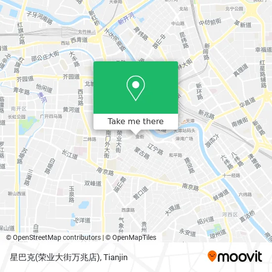 星巴克(荣业大街万兆店) map