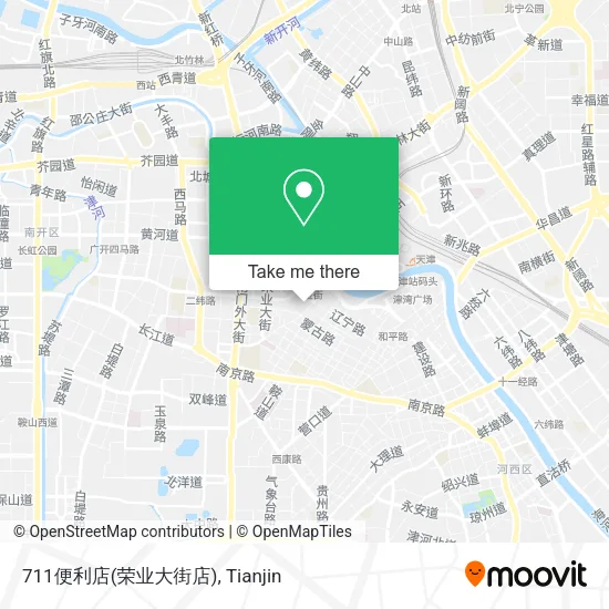 711便利店(荣业大街店) map