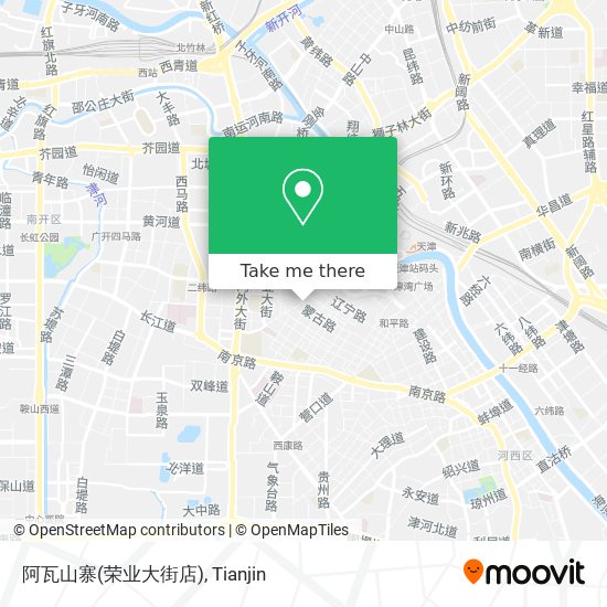 阿瓦山寨(荣业大街店) map