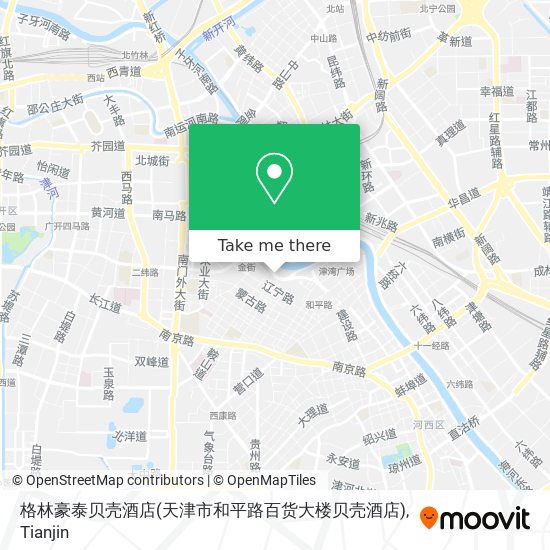 格林豪泰贝壳酒店(天津市和平路百货大楼贝壳酒店) map