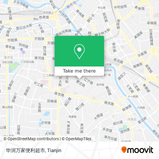 华润万家便利超市 map