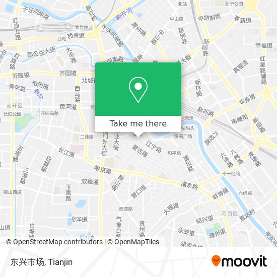 东兴市场 map