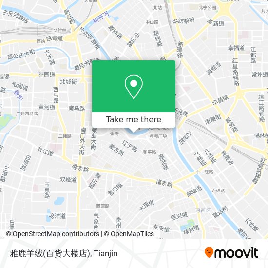 雅鹿羊绒(百货大楼店) map