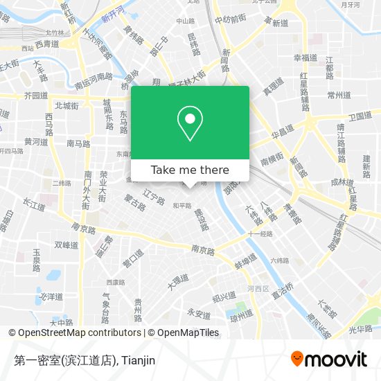 第一密室(滨江道店) map
