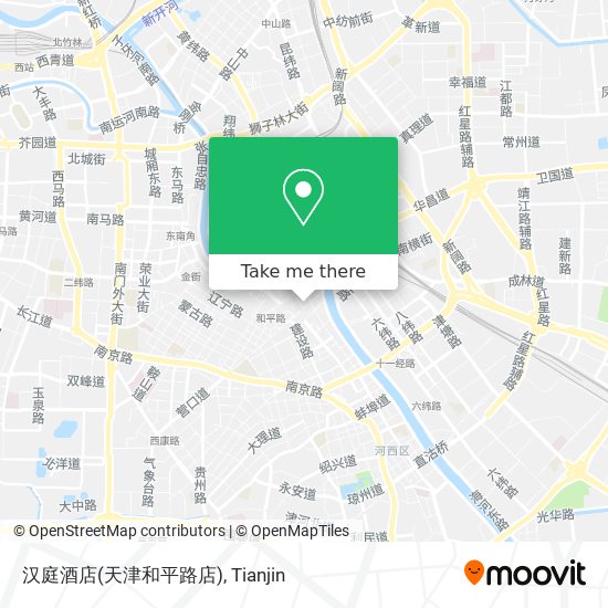 汉庭酒店(天津和平路店) map