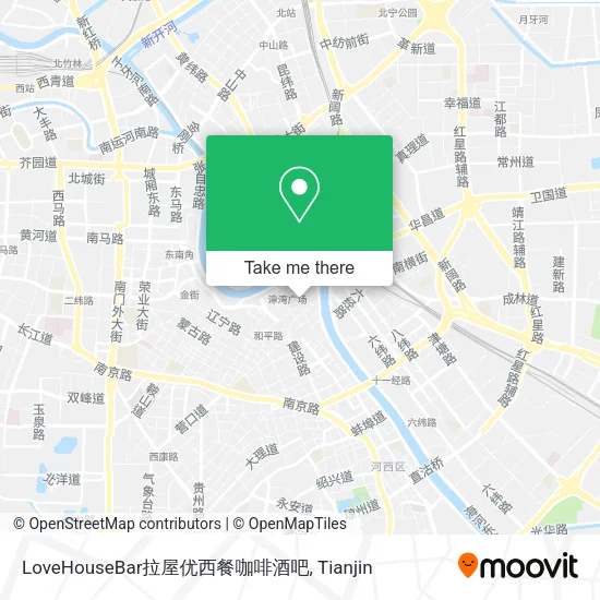 LoveHouseBar拉屋优西餐咖啡酒吧 map