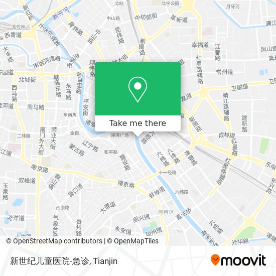 新世纪儿童医院-急诊 map
