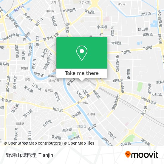 野肆山城料理 map