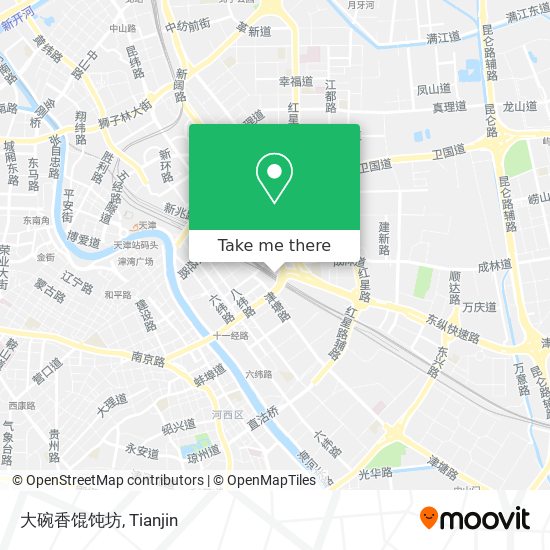 大碗香馄饨坊 map