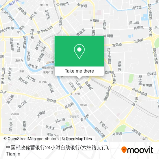中国邮政储蓄银行24小时自助银行(六纬路支行) map