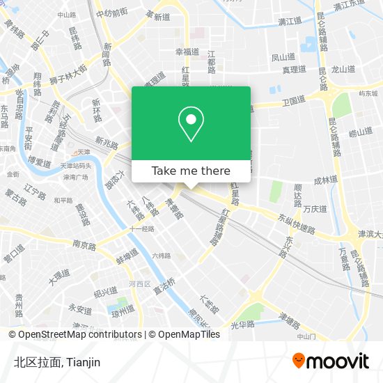 北区拉面 map