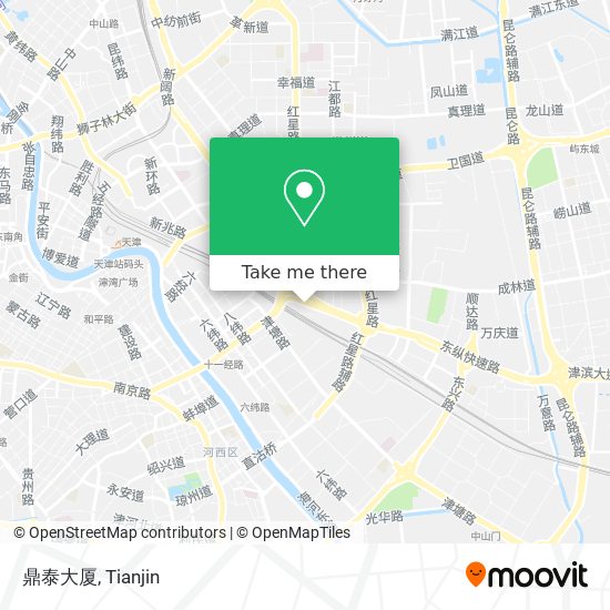 鼎泰大厦 map
