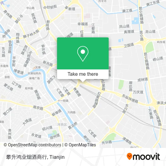 攀升鸿业烟酒商行 map
