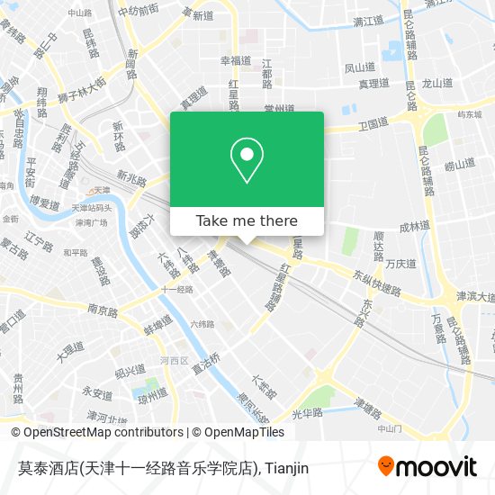 莫泰酒店(天津十一经路音乐学院店) map