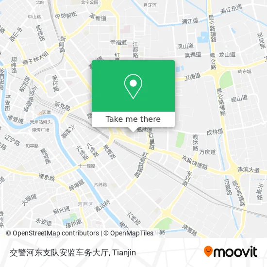 交警河东支队安监车务大厅 map