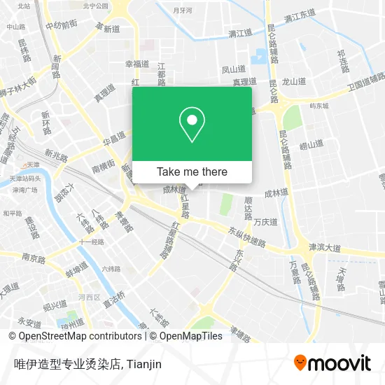 唯伊造型专业烫染店 map